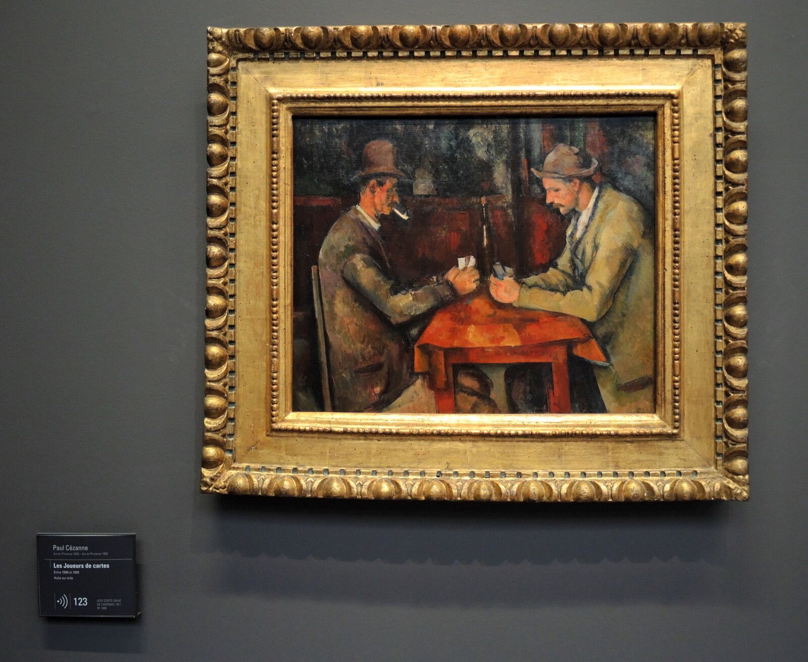 Paris, musée d'Orsay, Les joueurs de carte, Paul Cézanne (75)