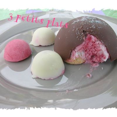DOME CHOCOLAT FRAISE