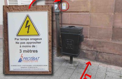 Piétons, changez de trottoir en cas d'orage