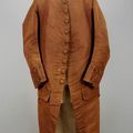 Gents silk coat, late 18th century