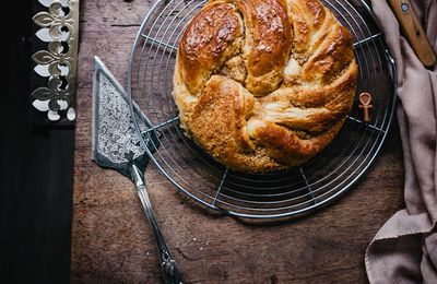 Brioche des reines à la frangipane.