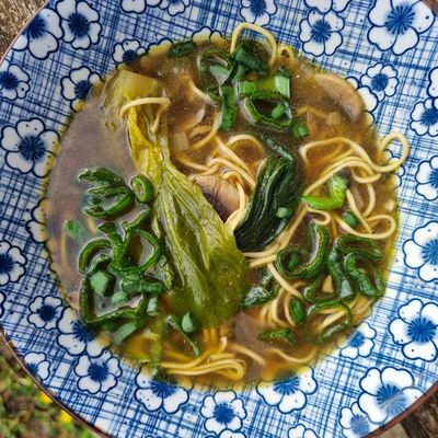 Ramen au pak choï