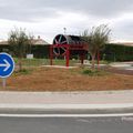 Rond-point à Lieuran les Béziers