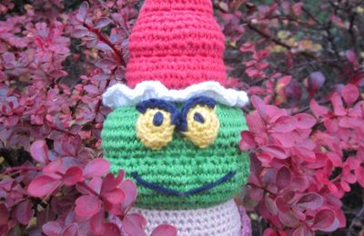 Test crochet - Cupcake Grinch...