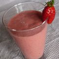 Milk shake à la fraise