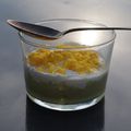 VERRINE Avocat Chèvre et Oeuf