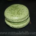 Macarons au thé Matcha