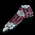 An important Art Déco ruby and diamond bracelet, by Van Cleef & Arpels