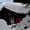 le petit chalet sous la neigeà Plans-Mayens 