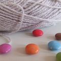 Smarties et tricot: vive les vacances !!!