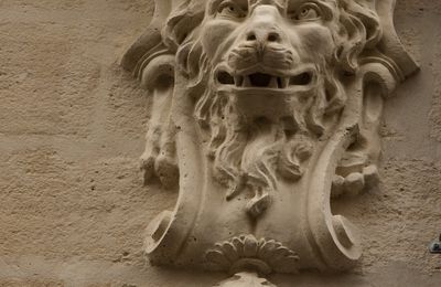 Lion en masque, 18 rue du Faubourg Saint Denis