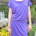 Robe T-Shirt violette