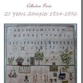 20 years sampler 1834 - 1856