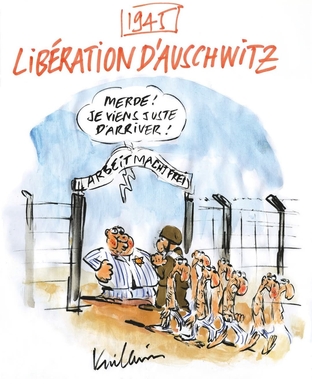 Libération d'Auschwitz, par Vuillemin