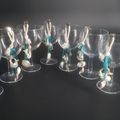 Idée cadeaux décoration, pour les invités sur le thème de la mer, les coquillages