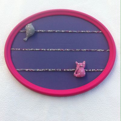 Diy cadre porte barrette