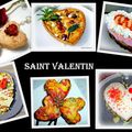 Récapitulatif de recettes pour la SAINT VALENTIN