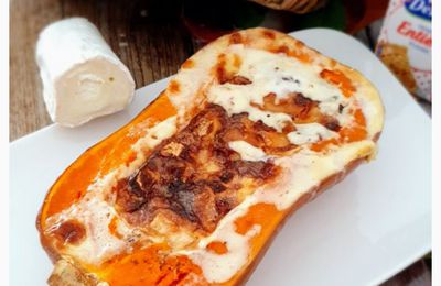 Butternut  farcie au chèvre