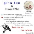 Pleine lune du 09 mars 2020 - Lune du ver/ corbeau ***  🌛🌕🌜***