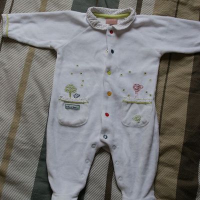 Pyjama Natalys Fille - 1 mois : 4€