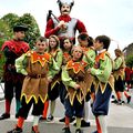 jacobus et jean le bucheron au carnaval d été de steenvoorde 2014