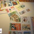 Mur de timbres