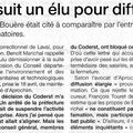 ouest France ( Aprochim poursuit un èlu de Bouere pour diffamation )  15/11/2013