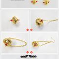 Collection de dix tutoriels des boucles d’oreilles du mai