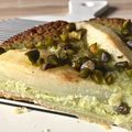 Tarte aux poires à la crème d'amandes à la pistache