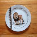 Peinture animalière sur assiettes