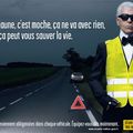 Décidément le triangle et le gilet jaune sont les must have de l'été !