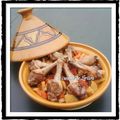 Tajine de cuisses de canard aux fruits secs