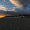 La plage en soirée...