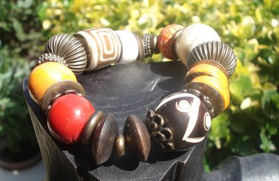 Bracelet ethnique : Terre d'Afrique