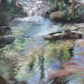 Torrent,Millau -pastel -septembre 2022   50X70cm