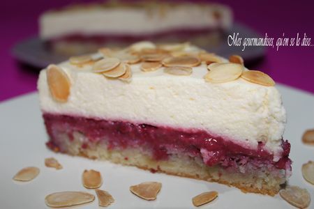 entremets facile, framboise, amande, mascarpone, gateau fete des mères, grand mères