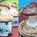 Champignon meringué et cupcake à la crème de marrons {recette}