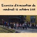 Exercice d'évacuation