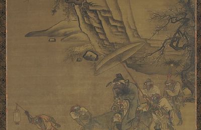 Zhong Kui and Demons Crossing a Bridge, Ming dynasty, 16th century