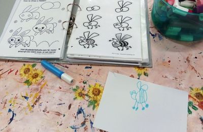 Des dessins et un bricolage de printemps