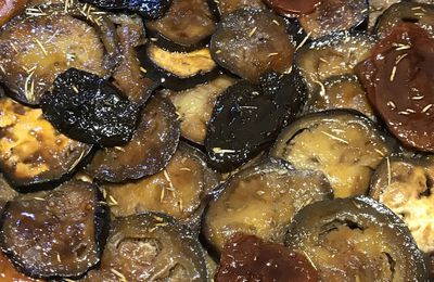 Tarte tatin aux aubergines