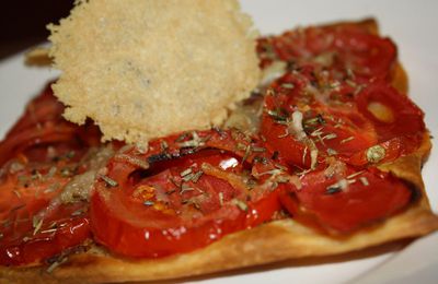 Tarte fine à la tomate