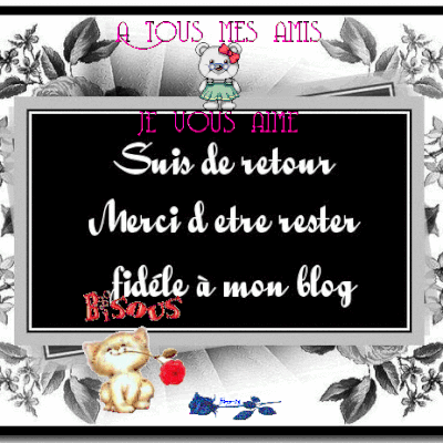 je suis de retour