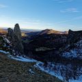 Premières neiges dans la vallée de Chaudefour  (Auvergne)