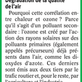 Chaleur, Pollution et responsabilités