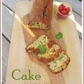 CAKE COURGETTES CHEVRE MENTHE