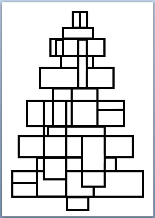 Le sapin Mondrian