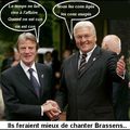 Kouchner et Steinmeier poussent la chansonnette