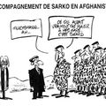 Sarkozy en Afghanistan - Le Canard enchaîné n° 4548 - 26 décembre 2007