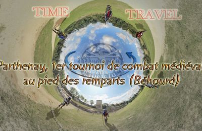 Parthenay, 1er tournoi de combat médiéval au pied des remparts (Béhourd)